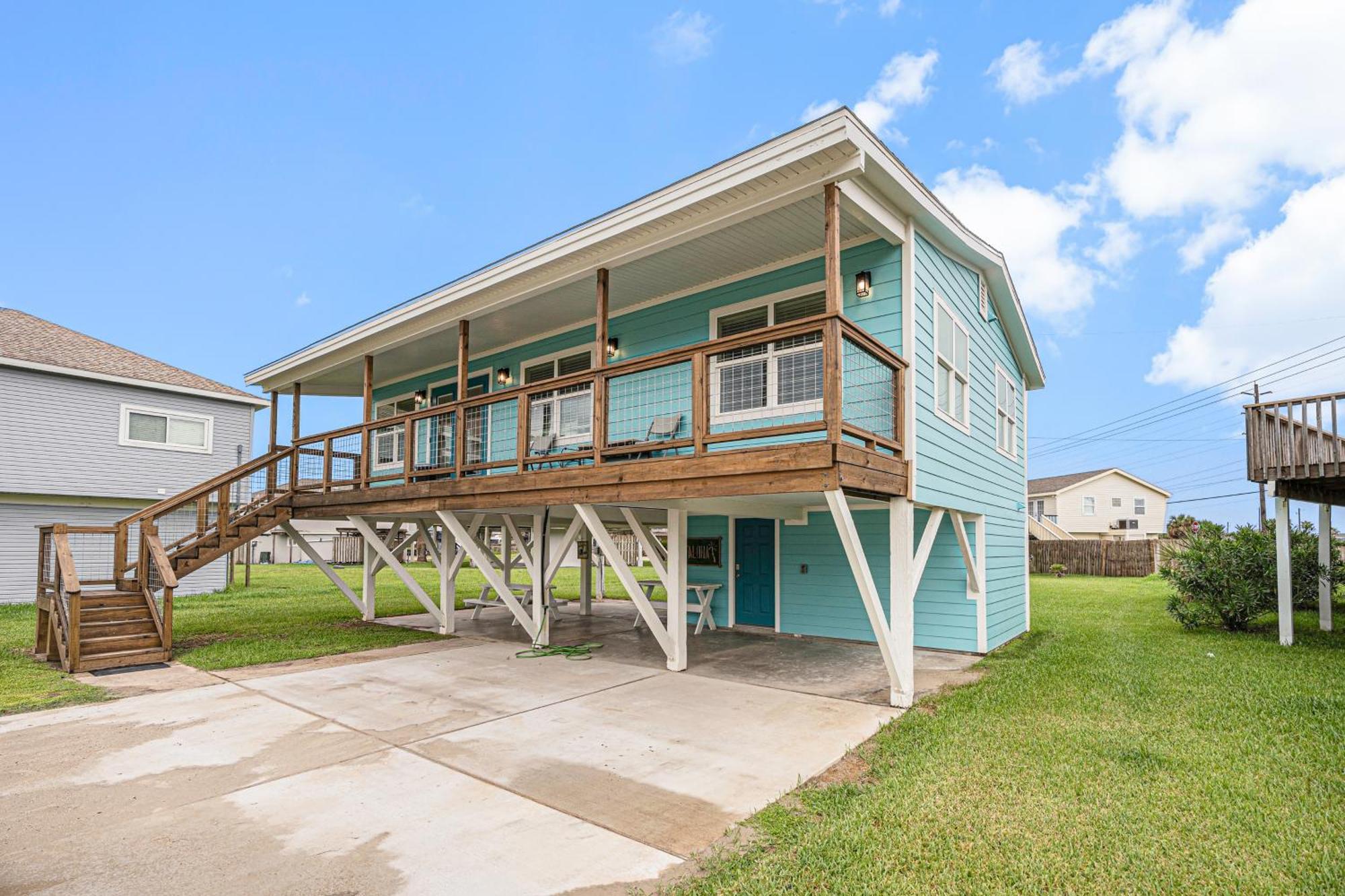 Seaside Cottage Galveston Exterior foto